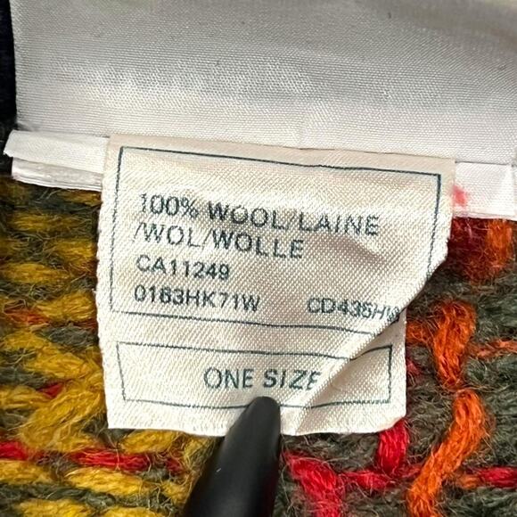 ★ Laura Ashley Patchwork Knitted Cardigan w/ Multicolor Floral & Plaid Design ★ - Picture 7 of 8